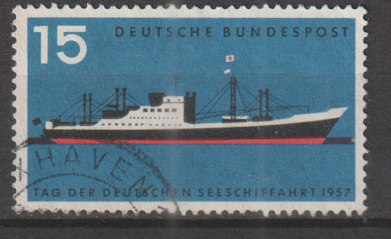 GERMANY 1957 International Navigation Day ULH SG 1183