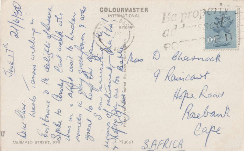 USED POST CARD