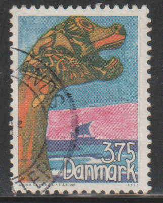 DENMARK 1993 Child's Drawing of Viking Ships ULH SG 1009