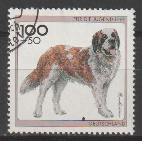 GERMANY 1996 Charity Stamps - Dogs ULH SG 2698
