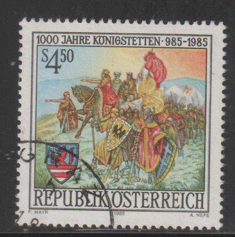 AUSTRIA 1985 The 1000th Anniversary of Königstetten UNH SG 2064