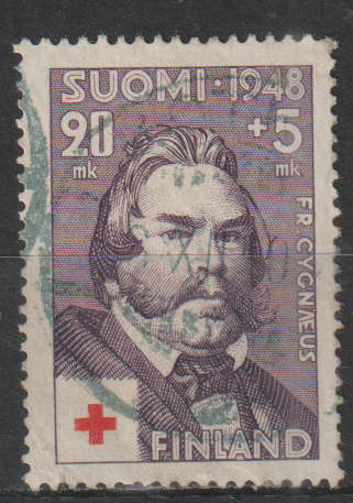 FINLAND 1948 Red Cross charity - Poets and Composers ULH SG 463