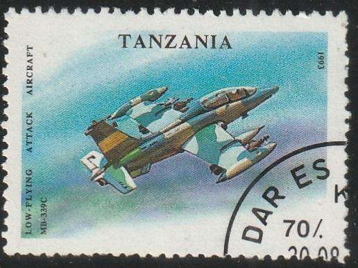TANZANIA 1993 Military Aircraft VFU SG 1676