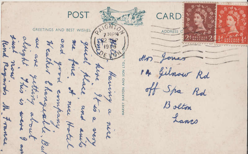 USED POST CARD