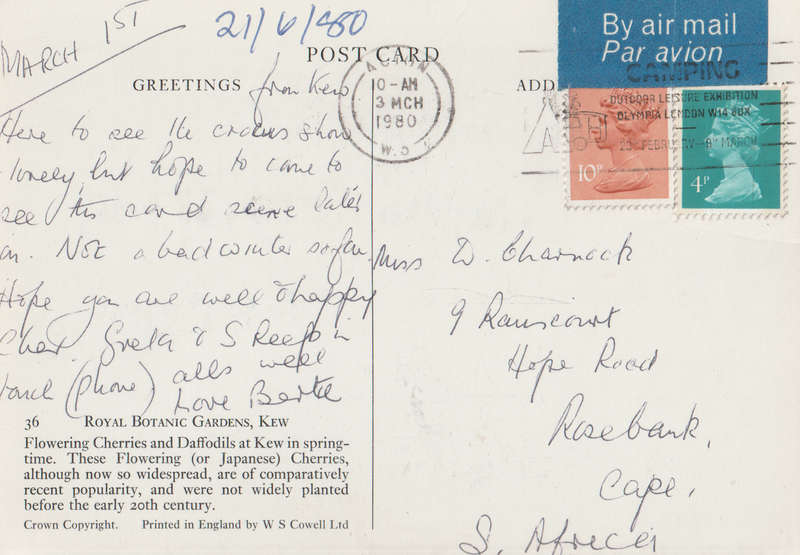 USED POST CARD