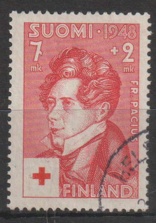 FINLAND 1948 Red Cross charity - Poets and Composers ULH SG 461