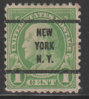 USA PRE CANCEL NEW YORK NY