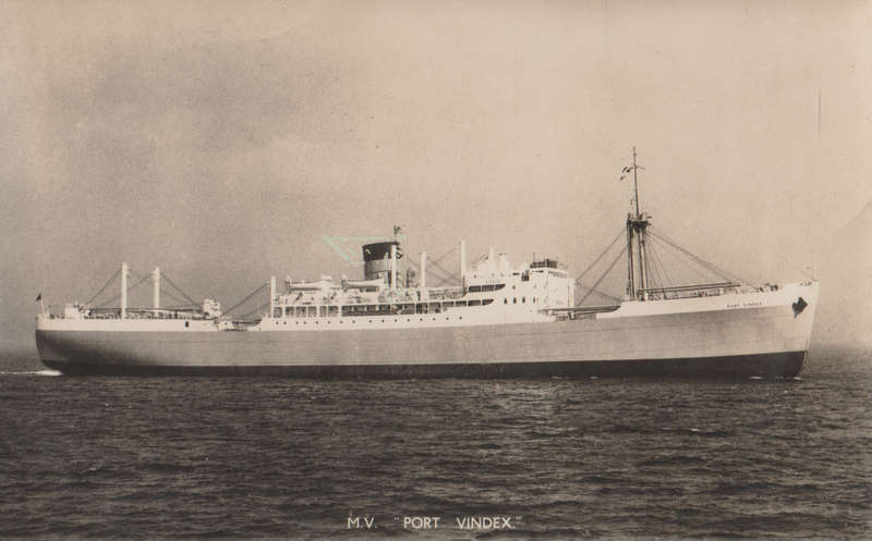 SHIPS OF THE WORLD POST CARDS MV PORT VINDEX