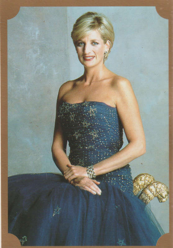 MERLIN PRINCESS DIANA COLLECTALE STICKERS #100