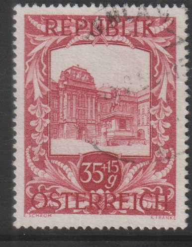 AUSTRIA 1947 Art Exhibition  UNH SG 1031