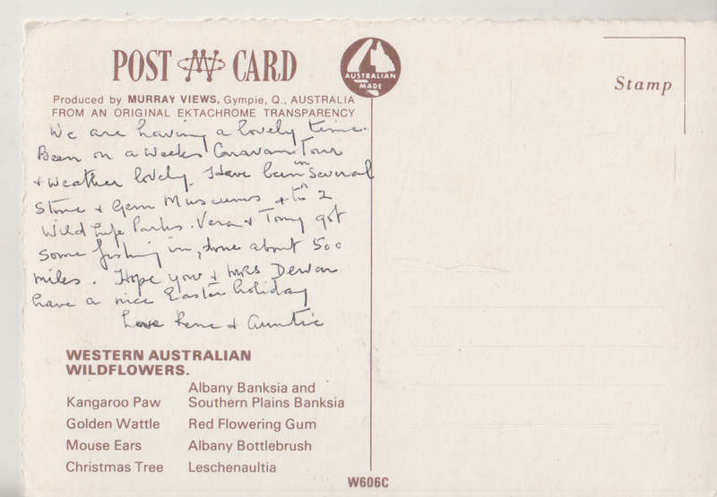 USED POST CARD
