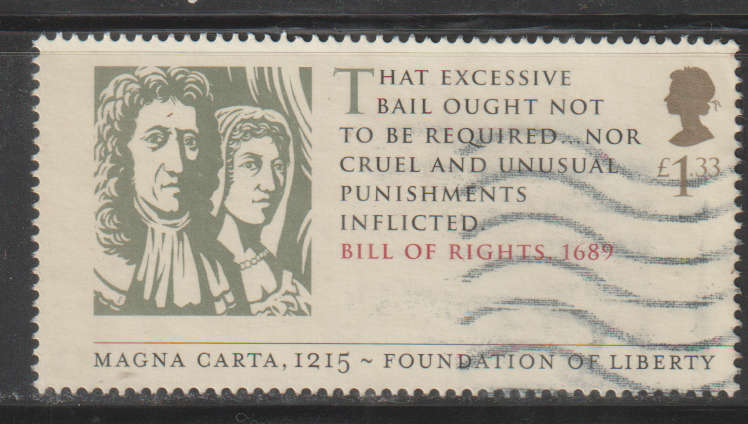 ENGLAND 2015 The 800th Anniversary of the Magna Carta   UNH SG 3720
