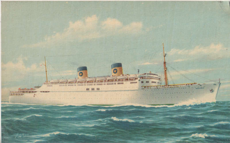 SHIPS OF THE WORLD POST CARDS SS HOMERIC