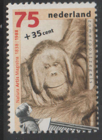 NETHERLANDS 1988 Summer Stamps - The Zoo UMM SG 1530