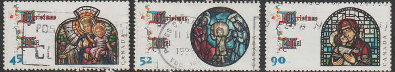 CANADA 1997 Christmas - Stained Glass Windows ULH SG 1763A-5