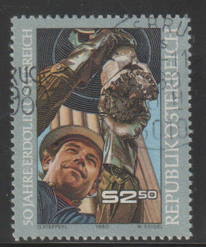 AUSTRIA 1980 The 50th Anniversary of Oil Production in Austria UNH SG 1876