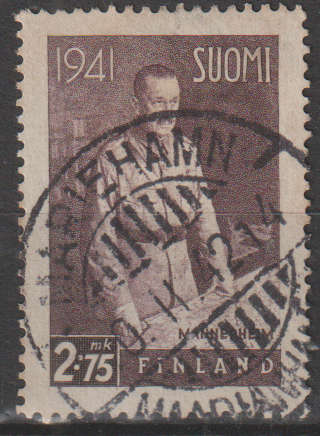 FINLAND 1941 Marshal Mannerheim ULH  SG 361