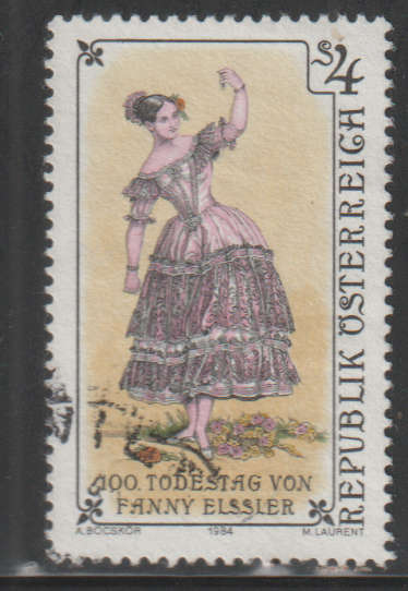 AUSTRIA 1984 The 100th Anniversary of the Death of Fanny Elssler UNH SG 2036