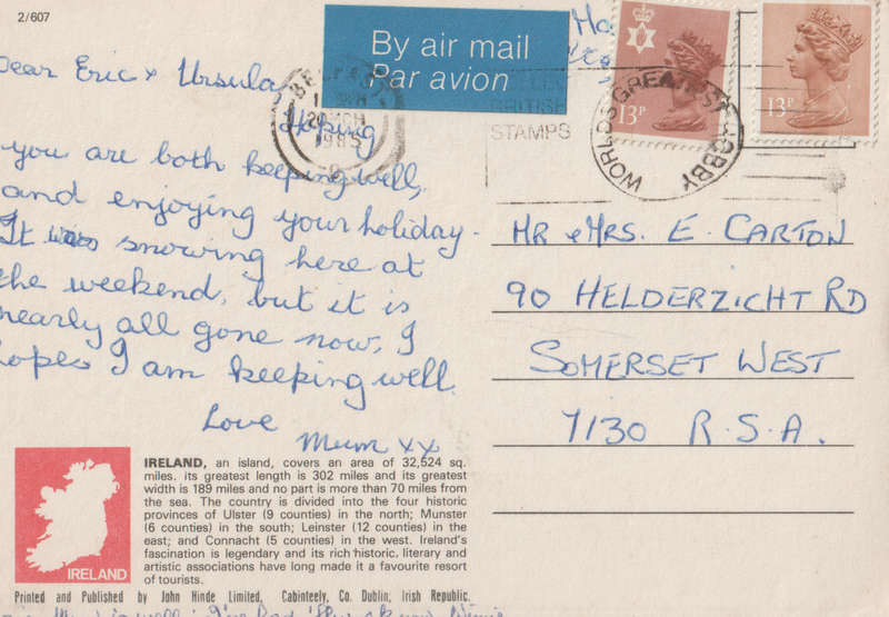 USED POST CARD