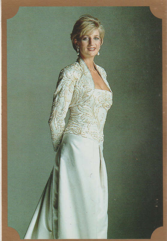 MERLIN PRINCESS DIANA COLLECTALE STICKERS #102