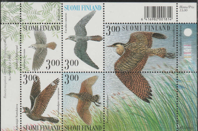 FINLAND 1999 Birds UMM SG 1556