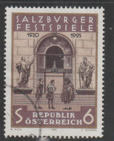 AUSTRIA 1995 The 75th Anniversary of the Salzburg Festivals UNH SG 2408
