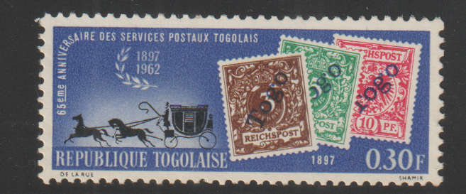 THEMATIC STAMPS ON STAMPS TOGO UMM