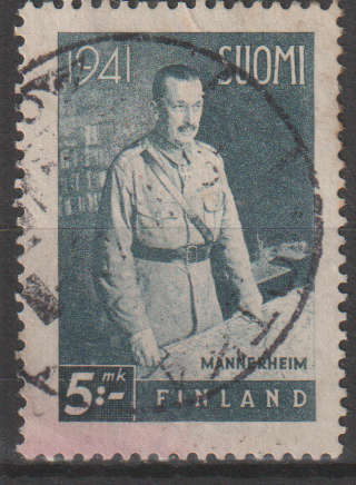 FINLAND 1941 Marshal Mannerheim ULH  SG 363