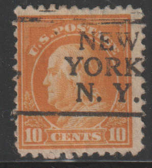 USA PRE CANCEL NEW YORK NY
