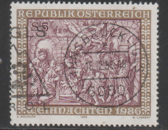 AUSTRIA 1986 Christmas UNH SG 2113