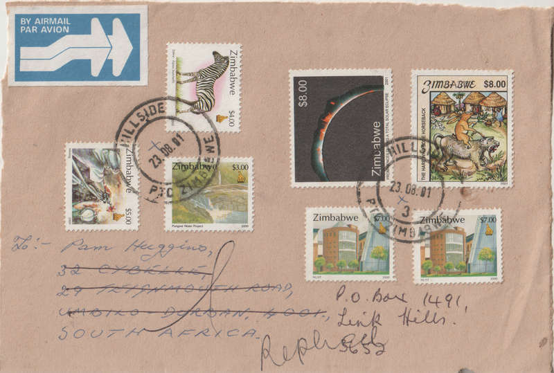 POSTAL HISTORY ZIMBABWE