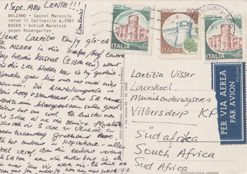 USED POST CARD