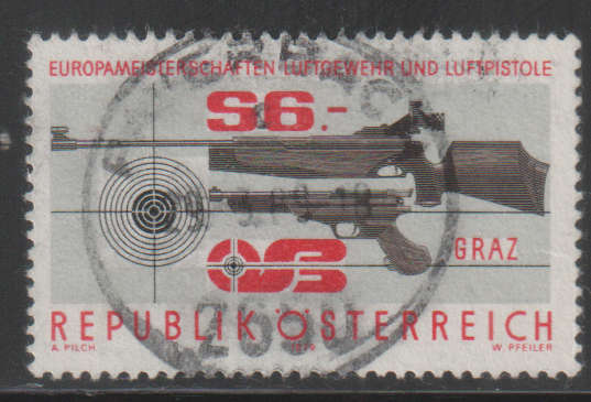 AUSTRIA 1979 European Championships - Air Rifles and Air Guns UNH SG 1830