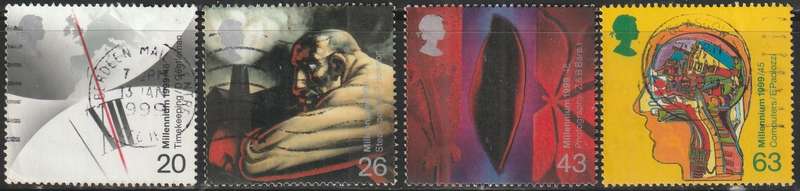 GB 1999 British Achievements During the Past 1000 Years ULH SG 2069-72