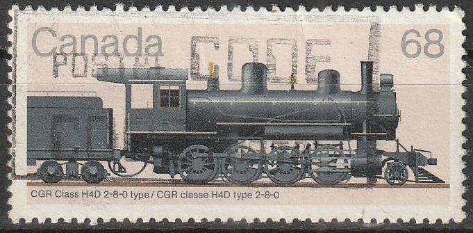 CANADA 1986 Railway Locomotives ULH SG 1188