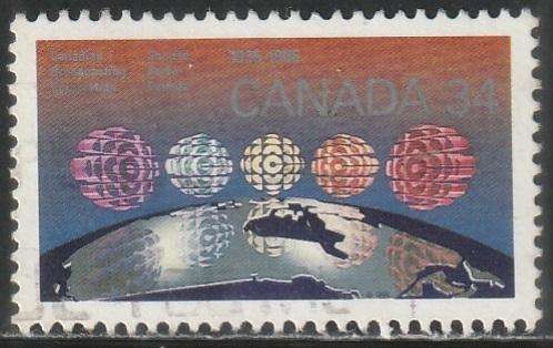 CANADA 1986 The 50th Anniversary of Canadian Broadcasting Corporation  ULH SG 1207