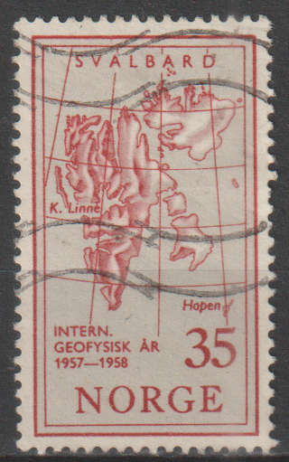 NORWAY 1957 International Geophysics Year ULH SG 468