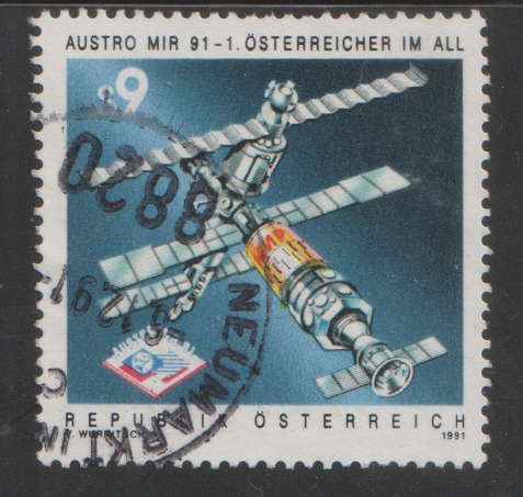 AUSTRIA 1991 Austro Mir 91 - The First Austrian in Space UNH SG 2273