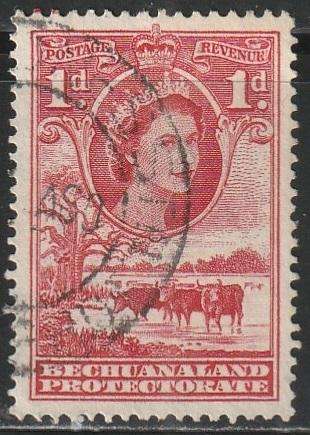 BECHUANALAND 1955 -1958 Queen Elizabeth II ULH SG 144