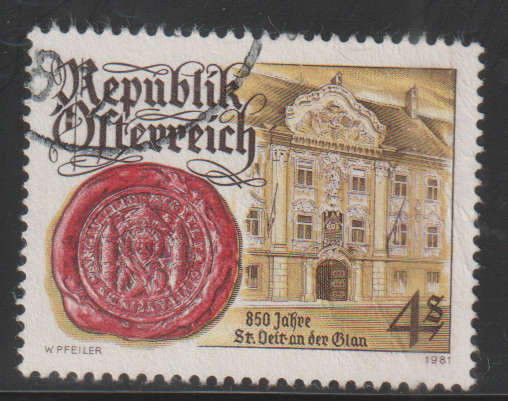 AUSTRIA 1981 The 850th Anniversary of the City of St. Veit on Glan UNH SG 1903