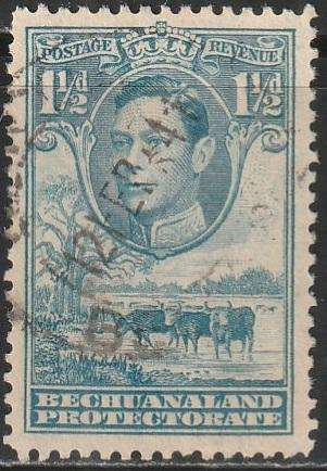 BECHUANALAND 1938 -1944 King George VI and Landscape ULH SG 120A