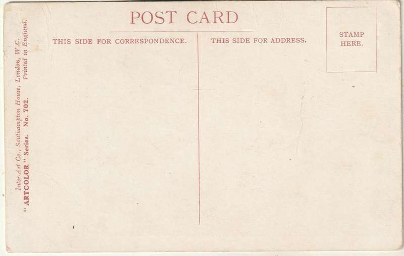 VINTAGE MINT ARTCOLOR POST CARD NO. 702