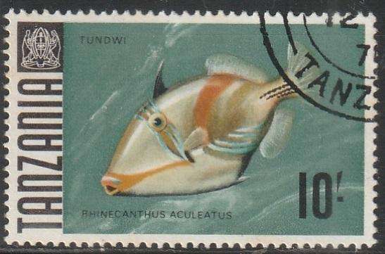TANZANIA 1967 Marine Life - Fish UNH SG 156A