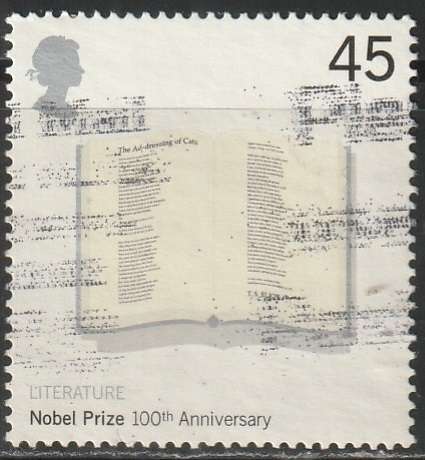 ENGLAND 2001 The 100th Anniversary of the Nobel Prize ULH SG 2236