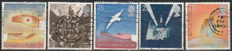 GB 1995 Peace and Freedom ULH SG 1873-7