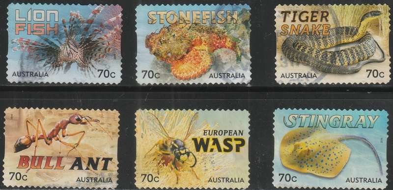 AUSTRALIA 2014 Fauna - Things that Sting ULH SG 4250-5