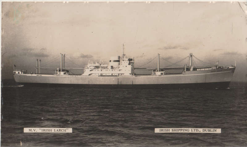 SHIPS OF THE WORLD POST CARDS SS IRISH LARCH