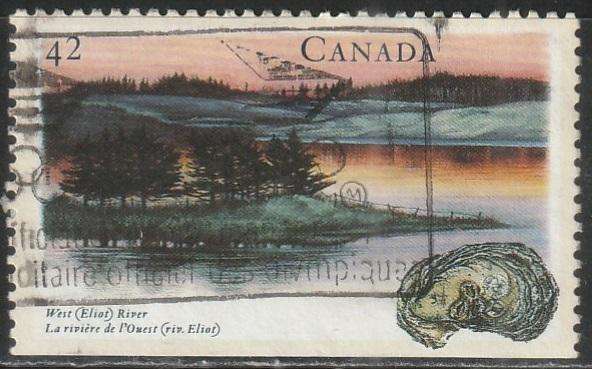 CANADA 1992 Canadian Rivers, Imperforated Top or Bottom ULH SG 1493