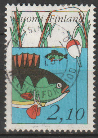 FINLAND  1991 Fishing ULH SG 1254