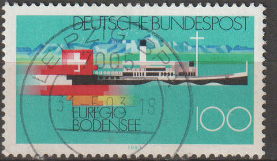GERMANY 1993 Collaboration about Bodensee (Lake Constance) ULH SG 2522